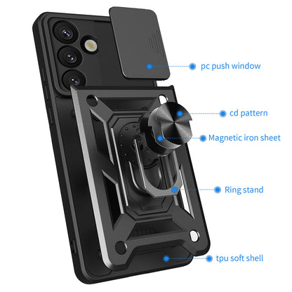 Futrola za Samsung Galaxy S25 S931, Techsuit, CamShield, Crna