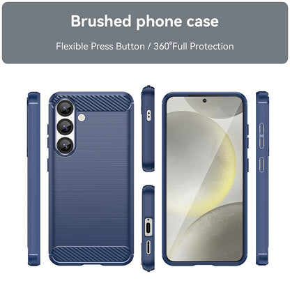 Futrola za Samsung Galaxy S25 S931, Techsuit, Karbon, Plava