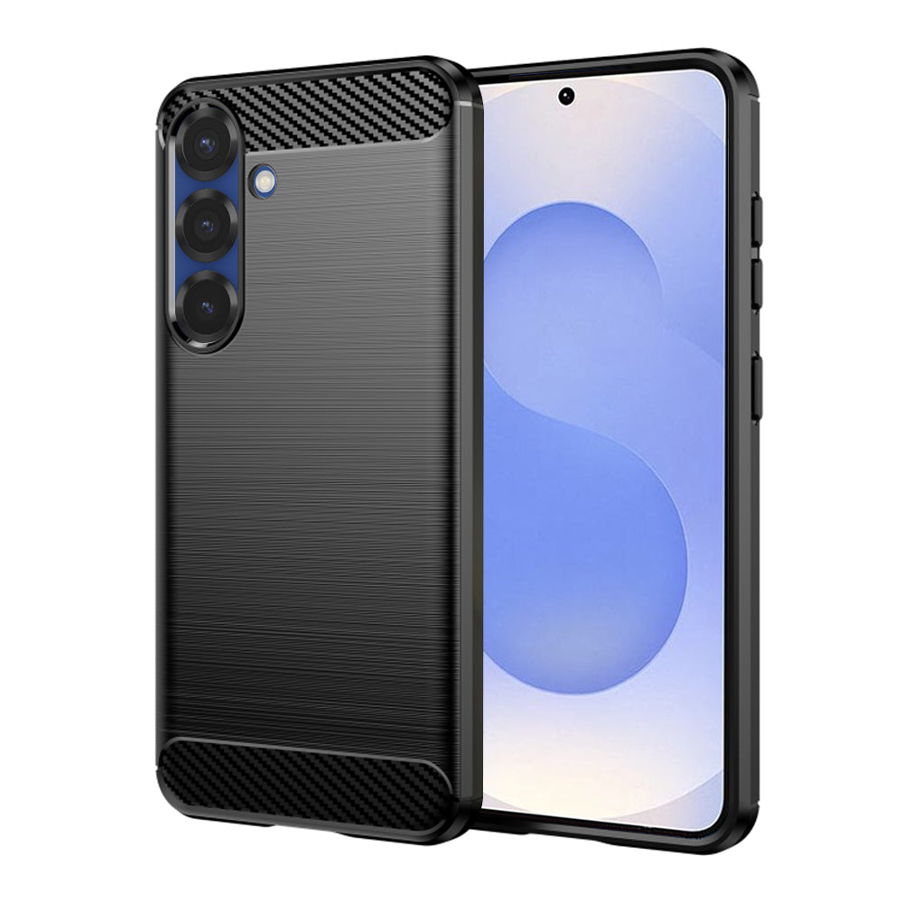 Futrola za Samsung Galaxy S25 S931, Techsuit, Karbon, Crna