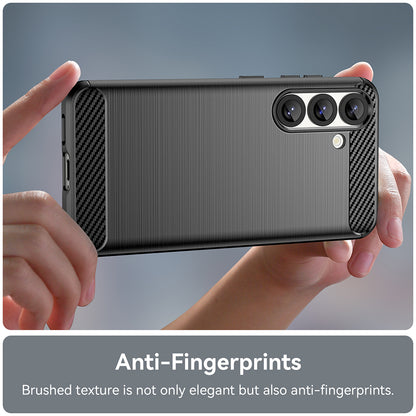 Futrola za Samsung Galaxy S25 S931, Techsuit, Karbon, Crna