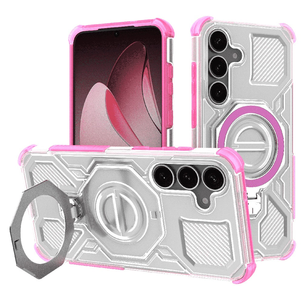 Futrola za Samsung Galaxy S25 S931, Techsuit, Carbon Shield Pro, Roze
