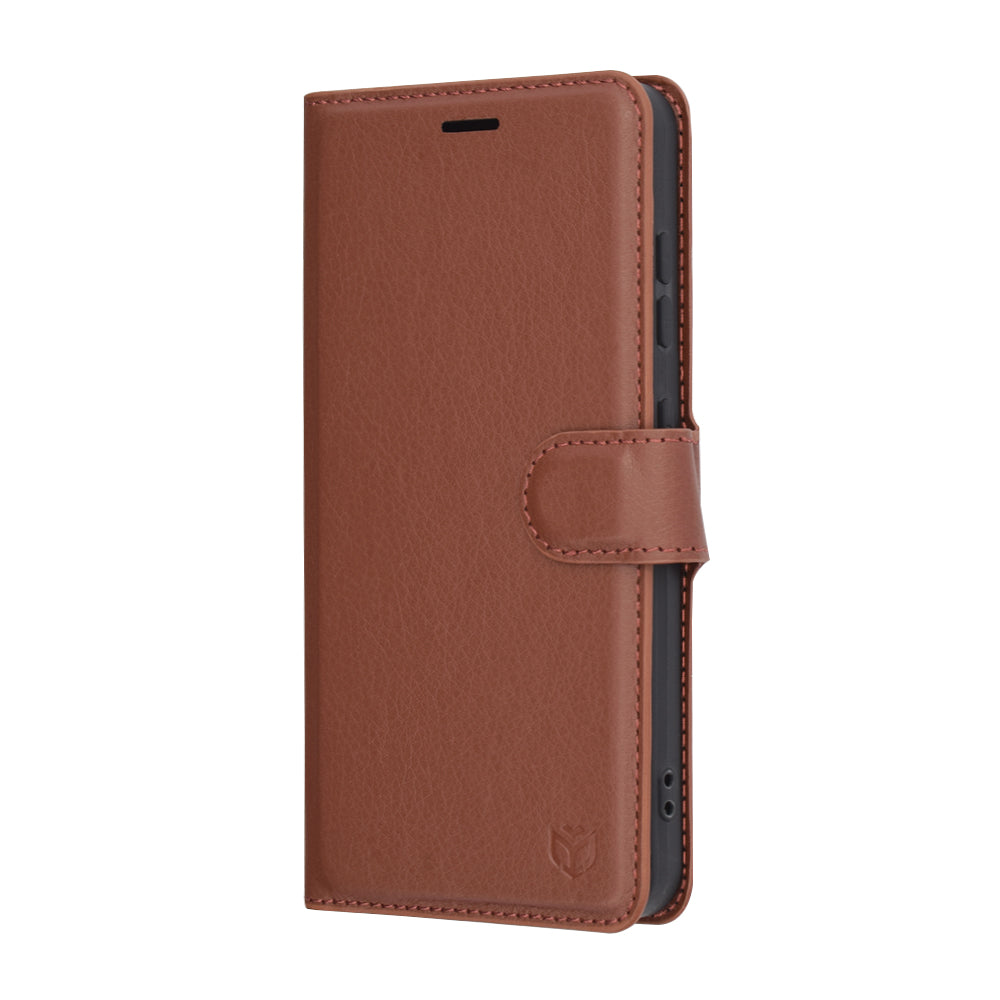 Futrola za Samsung Galaxy S25 S931, Techsuit, Leather Folio, Braon