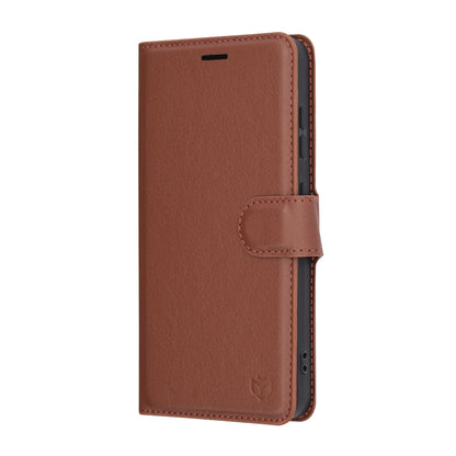 Futrola za Samsung Galaxy S25 S931, Techsuit, Leather Folio, Braon