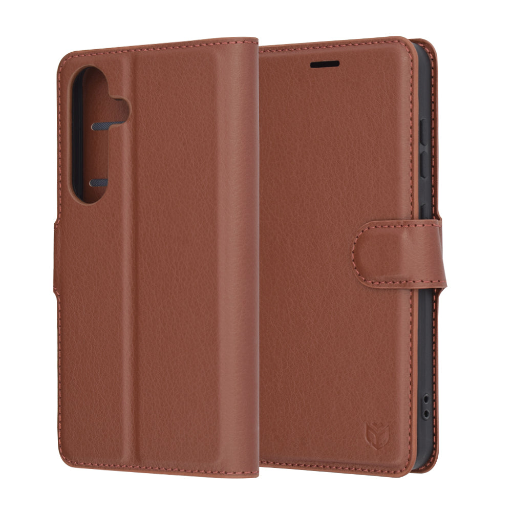 Futrola za Samsung Galaxy S25 S931, Techsuit, Leather Folio, Braon