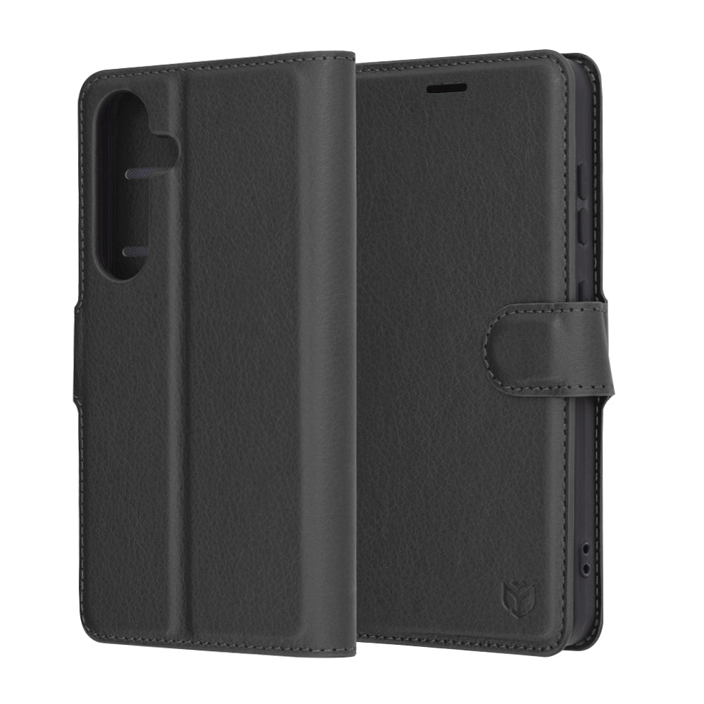 Futrola za Samsung Galaxy S25 S931, Techsuit, Leather Folio, Crna