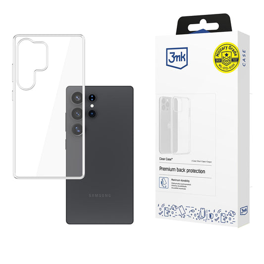 Futrola za Samsung Galaxy S25 Ultra S938, 3MK, Clear, Providna