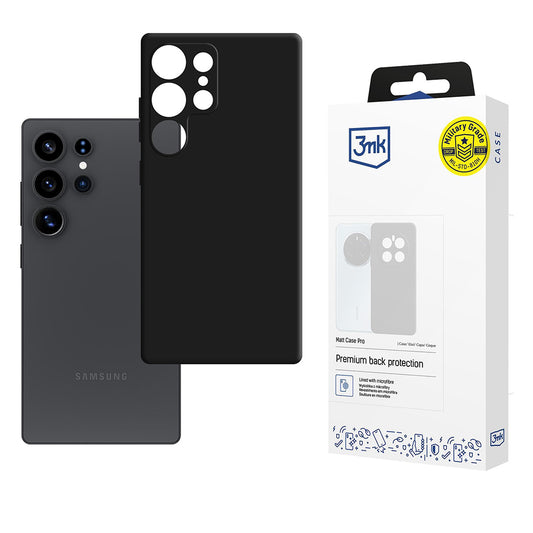 Futrola za Samsung Galaxy S25 Ultra S938, 3MK, Pro, Crna Mat