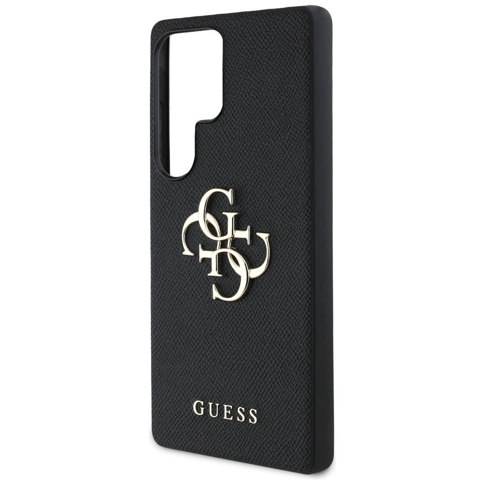 Futrola za Samsung Galaxy S25 Ultra S938, Guess, 4G Grained Big and Classic Logo, Crna