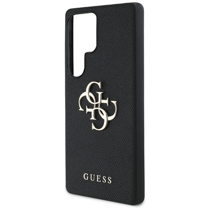 Futrola za Samsung Galaxy S25 Ultra S938, Guess, 4G Grained Big and Classic Logo, Crna