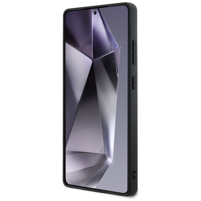 Futrola za Samsung Galaxy S25 Ultra S938, Guess, Grained Hot Stamp 4G Triangle, Crna