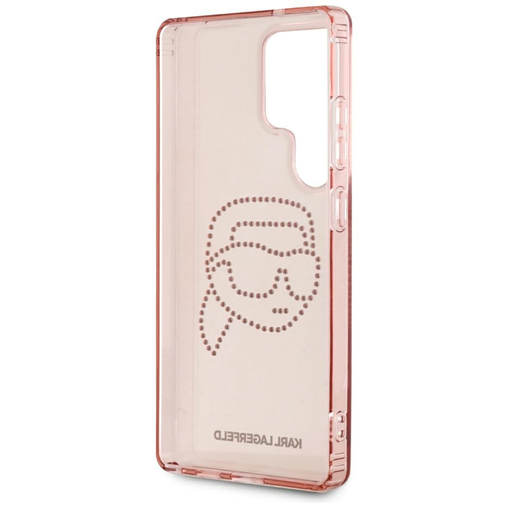 Futrola za Samsung Galaxy S25 Ultra S938, Karl Lagerfeld, IML Luxury Karl's Head, Roze