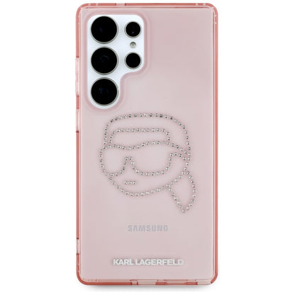 Futrola za Samsung Galaxy S25 Ultra S938, Karl Lagerfeld, IML Luxury Karl's Head, Roze