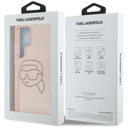 Futrola za Samsung Galaxy S25 Ultra S938, Karl Lagerfeld, IML Luxury Karl's Head, Roze