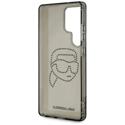 Futrola za Samsung Galaxy S25 Ultra S938, Karl Lagerfeld, IML Rhinestones Karl's Head, Crna
