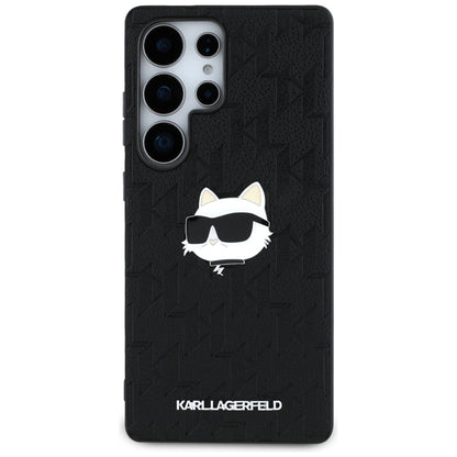 Futrola za Samsung Galaxy S25 Ultra S938, Karl Lagerfeld, Monogram Choupette's Head, Crna