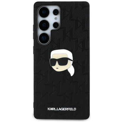 Futrola za Samsung Galaxy S25 Ultra S938, Karl Lagerfeld, Monogram Karl's Head, Crna