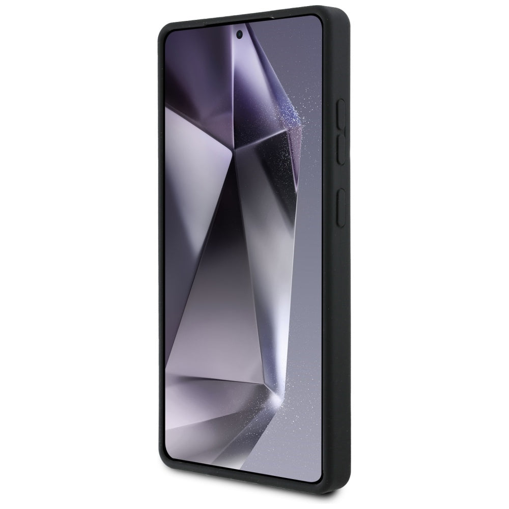 Futrola za Samsung Galaxy S25 Ultra S938, Karl Lagerfeld, Silikonski znak metalnog logotipa, Crna