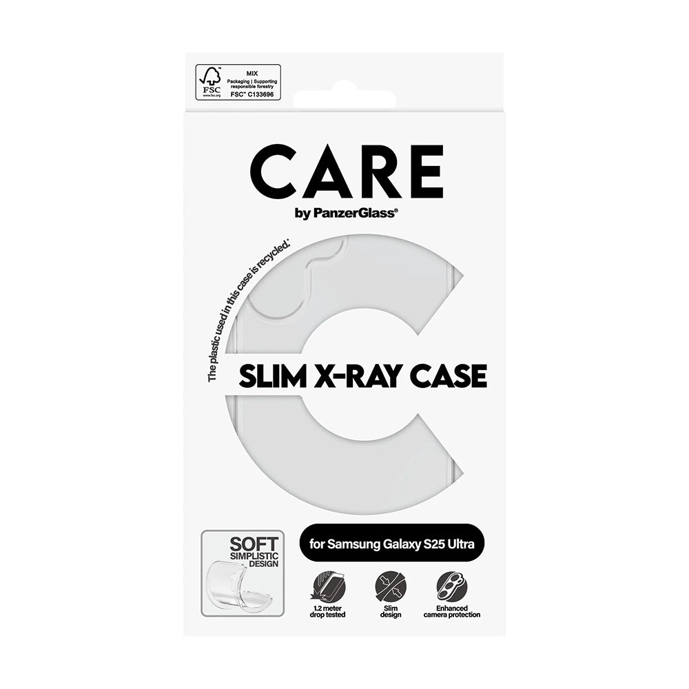 Futrola za Samsung Galaxy S25 Ultra S938, PanzerGlass, Care Fashionable, Transparentna