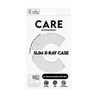 Futrola za Samsung Galaxy S25 Ultra S938, PanzerGlass, Care Fashionable, Transparentna