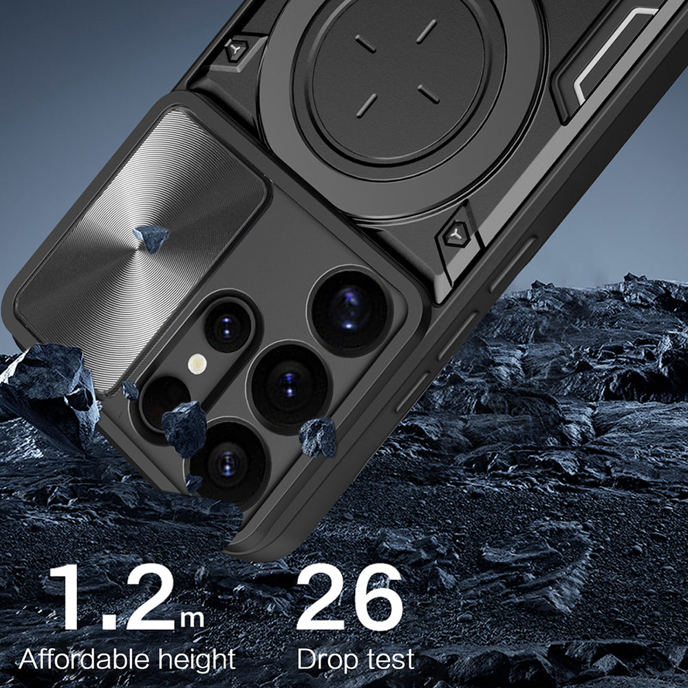 Futrola za Samsung Galaxy S25 Ultra S938, Techsuit, CamGuard Pro, Ljubičasta