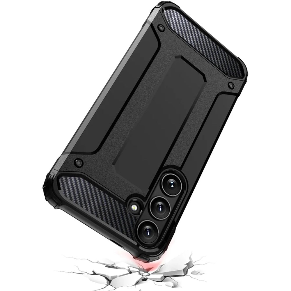 Futrola za Samsung Galaxy S25 Ultra S938, Techsuit, Hybrid Armor, Crna