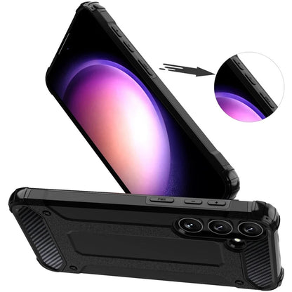 Futrola za Samsung Galaxy S25 Ultra S938, Techsuit, Hybrid Armor, Crna