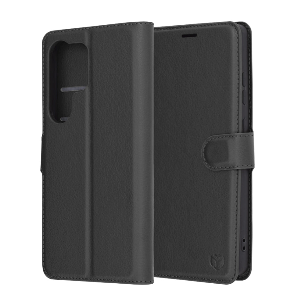 Futrola za Samsung Galaxy S25 Ultra S938, Techsuit, Leather Folio, Crna