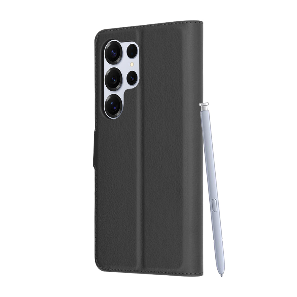 Futrola za Samsung Galaxy S25 Ultra S938, Techsuit, Leather Folio, Crna