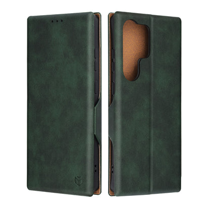Futrola za Samsung Galaxy S25 Ultra S938, Techsuit, Safe Wallet Plus, Zelena
