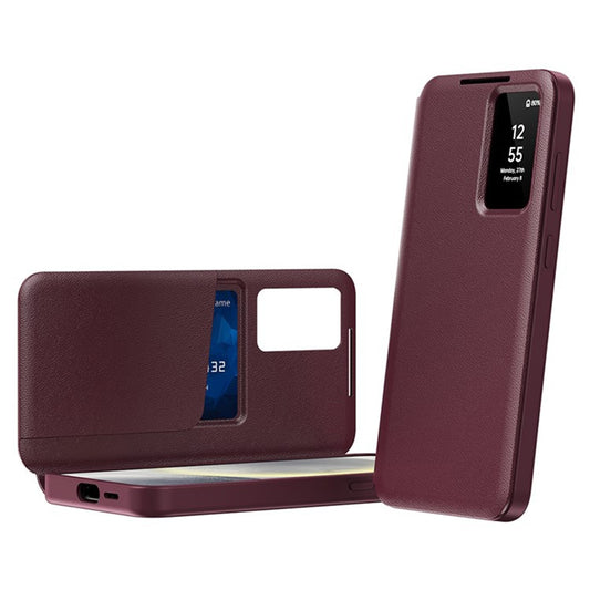 Futrola za Samsung Galaxy S25 Ultra S938, Techsuit, SmartView, Crvena
