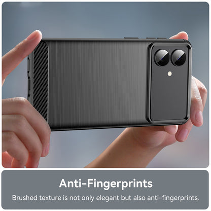 Futrola za Samsung Galaxy S26 Edge, Techsuit, Karbon, Crna