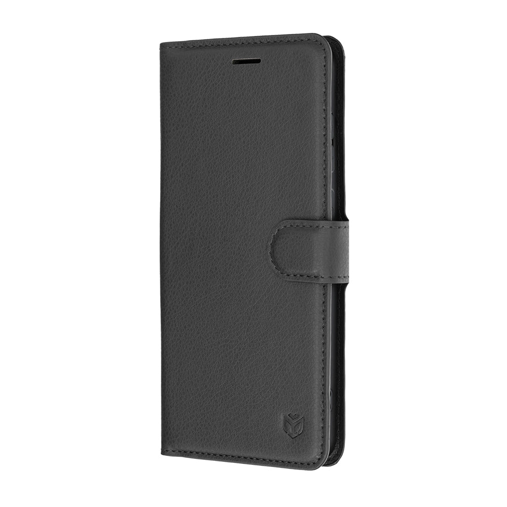 Futrola za Samsung Galaxy S26 FE / S25 FE, Techsuit, Leather Folio, Crna