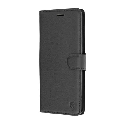 Futrola za Samsung Galaxy S26 FE / S25 FE, Techsuit, Leather Folio, Crna