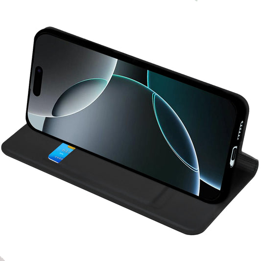 Futrola za Samsung Galaxy S26 FE / S25 FE, Techsuit, Magskin Book, Crna