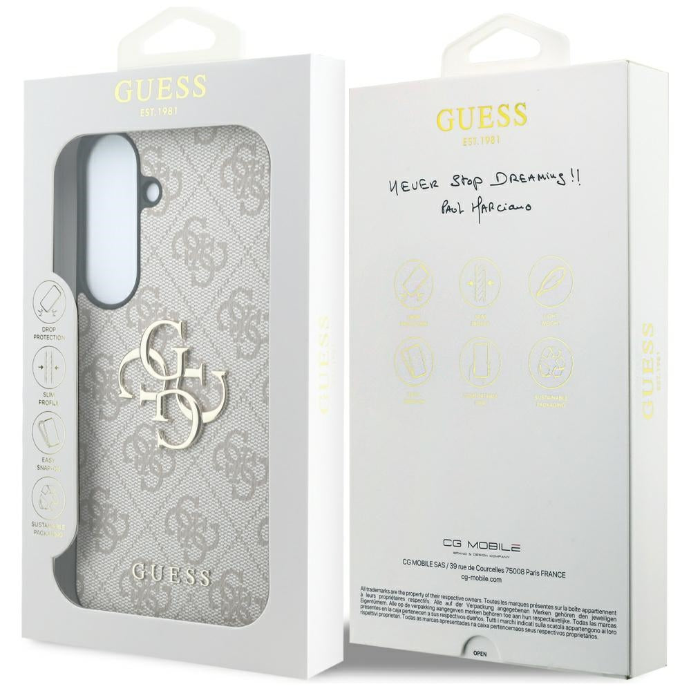 Futrola za Samsung Galaxy S26 FE S741, Guess, 4G Metal Logo, Roze