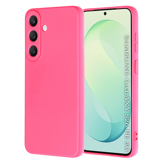 Futrola za Samsung Galaxy S26 FE S741 / S25 FE, Techsuit, SoftFlex, tamnoružičasta