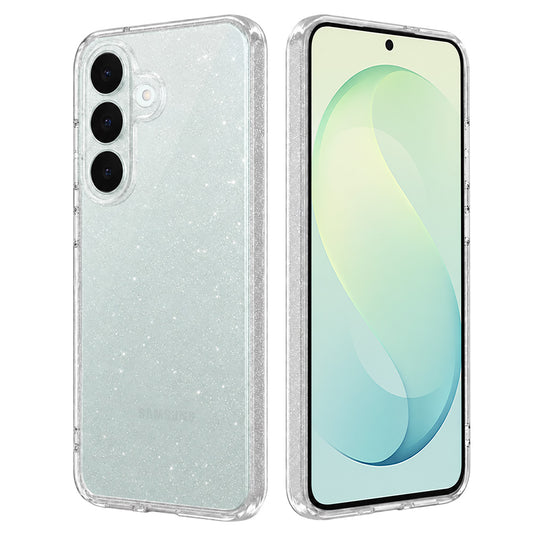 Maska za Samsung Galaxy S26 FE S741 / S25 FE, Techsuit, SparkleSkin, providna