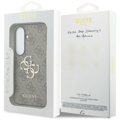 Futrola za Samsung Galaxy S26 S942, Guess, 4G Big Logo, Braon