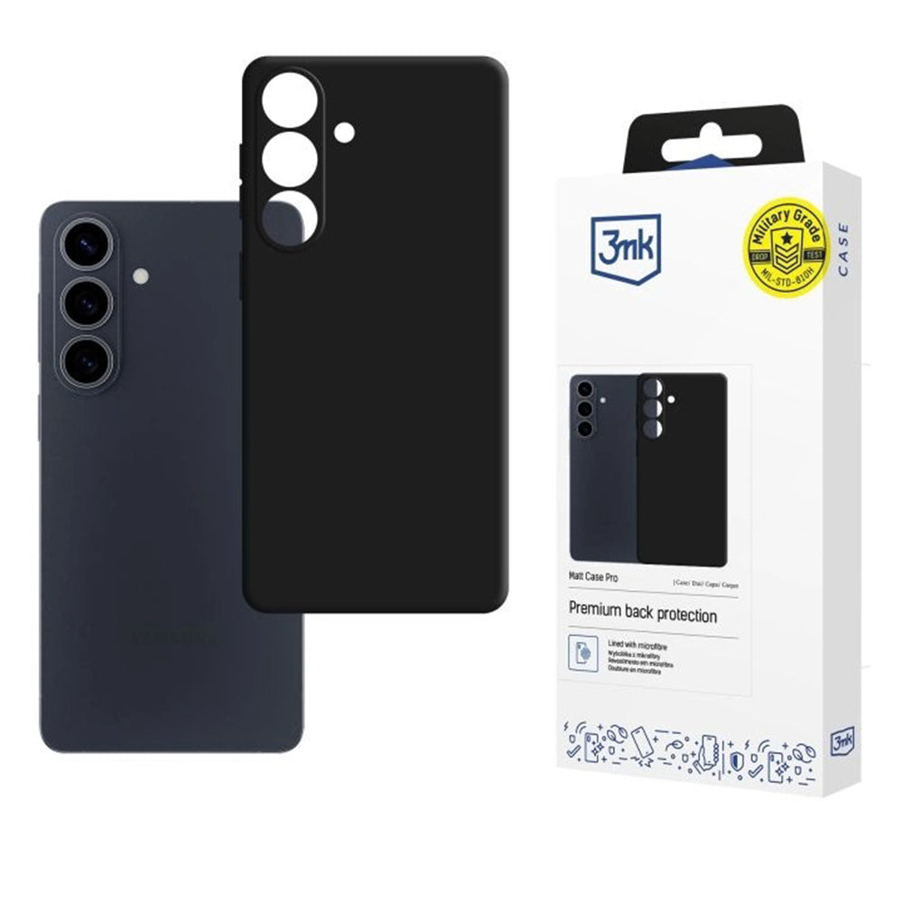 Futrola za Samsung Galaxy S26 Plus S947, 3MK, Pro, Crna Mat