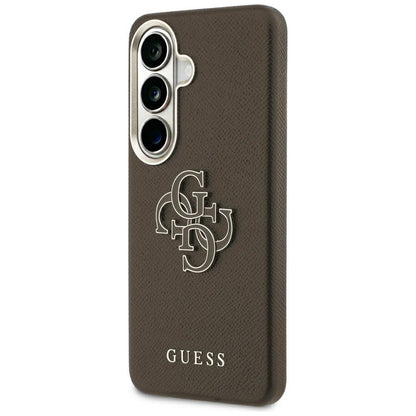 Futrola za Samsung Galaxy S26 Plus S947, Guess, 4G Grained Big and Classic Logo, Braon
