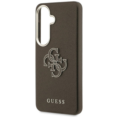 Futrola za Samsung Galaxy S26 Plus S947, Guess, 4G Grained Big and Classic Logo, Braon