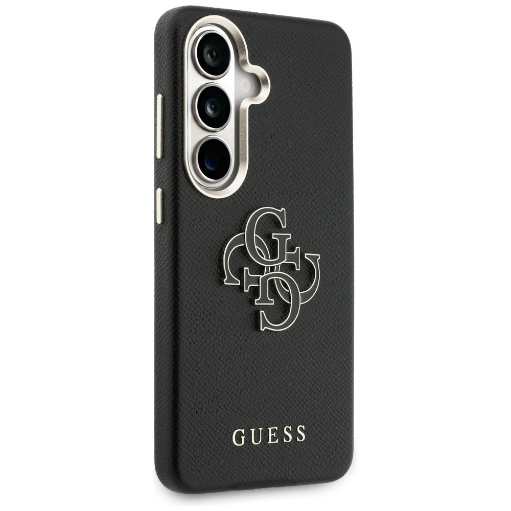 Futrola za Samsung Galaxy S26 Plus S947, Guess, 4G Grained Big and Classic Logo, Crna