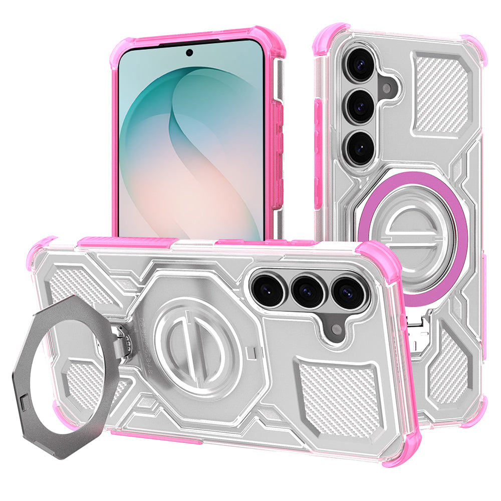 Futrola za Samsung Galaxy S26 Plus, Techsuit, Carbon Shield Pro, Roze