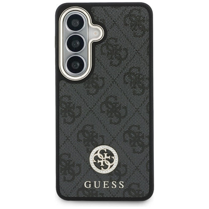 Futrola za Samsung Galaxy S26 S942, GUESS, 4G Big Rhinestone Triangle Strap, Crna