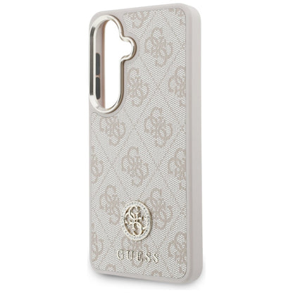 Futrola za Samsung Galaxy S26 S942, GUESS, 4G Big Rhinestone Triangle Strap, Roze