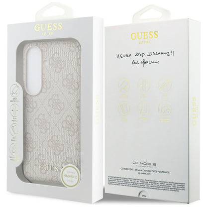 Futrola za Samsung Galaxy S26 S942, Guess, 4G Classic Logo Charm, Roze.