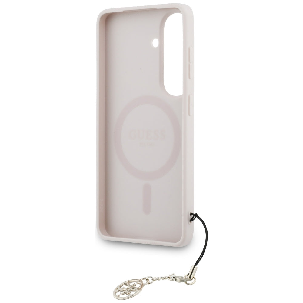 Futrola za Samsung Galaxy S26 S942, Guess, 4G Classic Logo Charm, Roze.