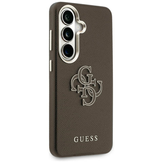 Futrola za Samsung Galaxy S26 S942, Guess, 4G Grained Big and Classic Logo, Braon