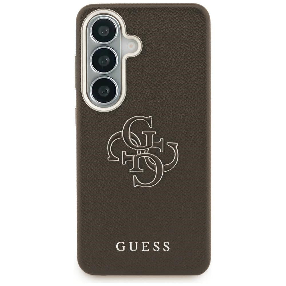 Futrola za Samsung Galaxy S26 S942, Guess, 4G Grained Big and Classic Logo, Braon