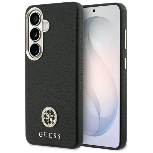 Futrola za Samsung Galaxy S26 S942, Guess, Rhinestone Round Logo, Crna